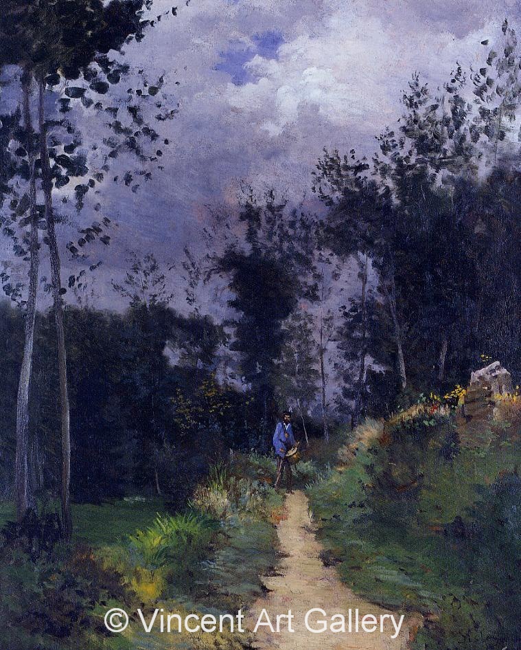 A4309, SISLEY, Rural Guardsmanin the Fontainebleau Forest
